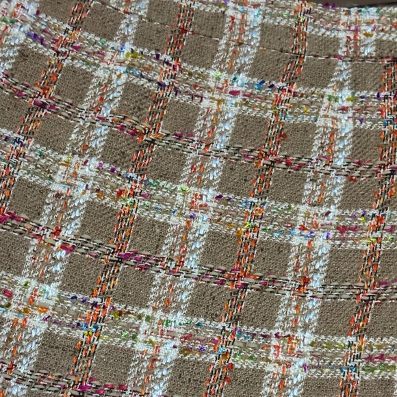 Kate Spade Plaid Tweed Skirt Size 8 - Picture 7 of 11